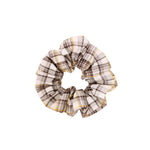 Plaid Scrunchie in Honey Plaid Scrunchie in Honey