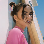 Summer Solstice Clip close up of Summer Solstice Clip in hair