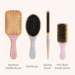 Bamboo Paddle Brush
Flat Brush
Styling Brush
Mini Boar Bristle Brush