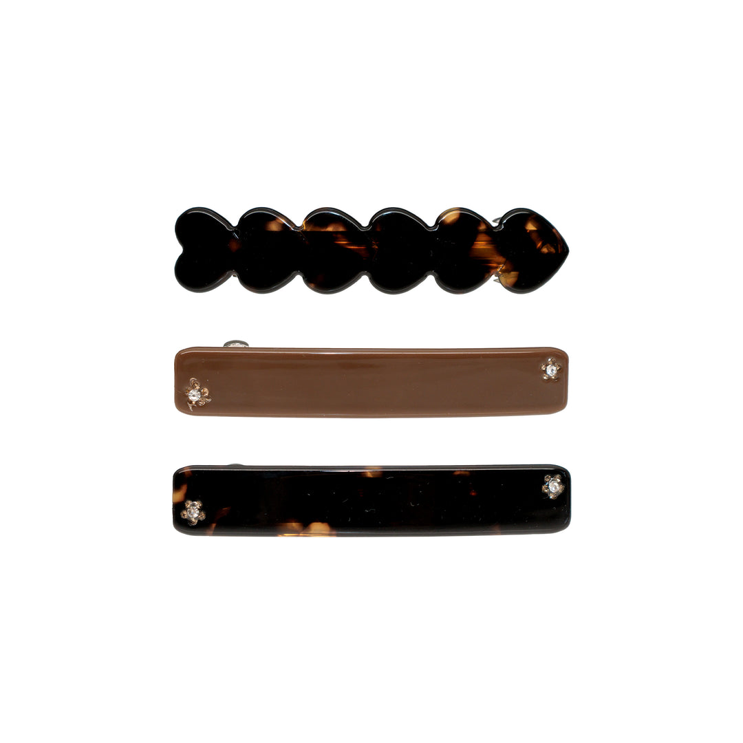 Barrette Set in Bear Hug