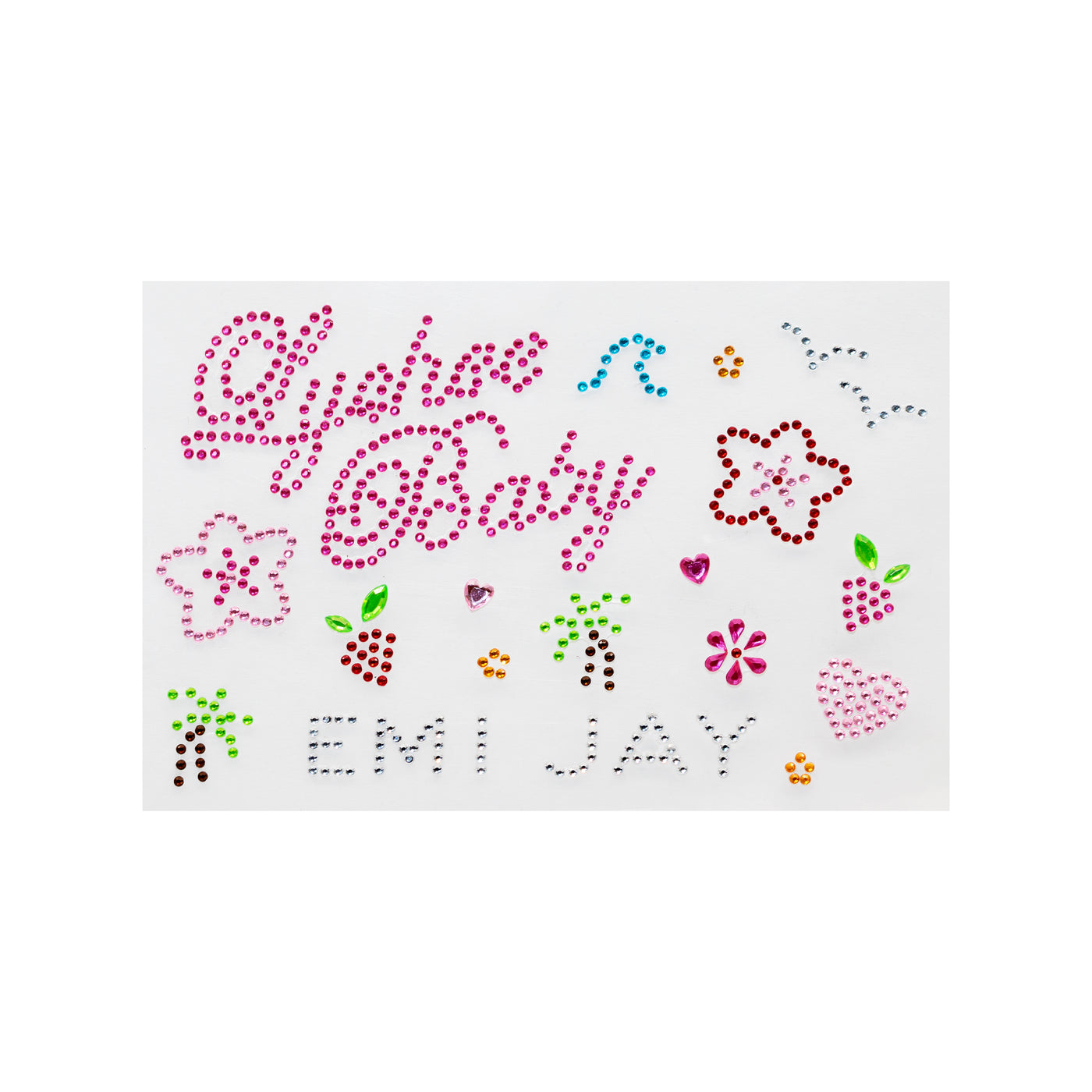 Lychee Baby Rhinestone Sticker Set & Emi Jay