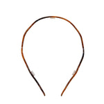 Starlet Headband in Curved Amber