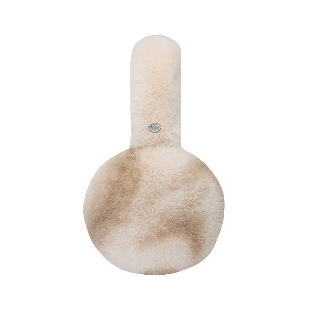 Side view Sugar Muffs faux fur earmuffs in Après Ski