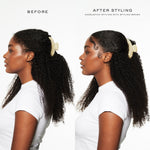 before & after styling with Angelstick