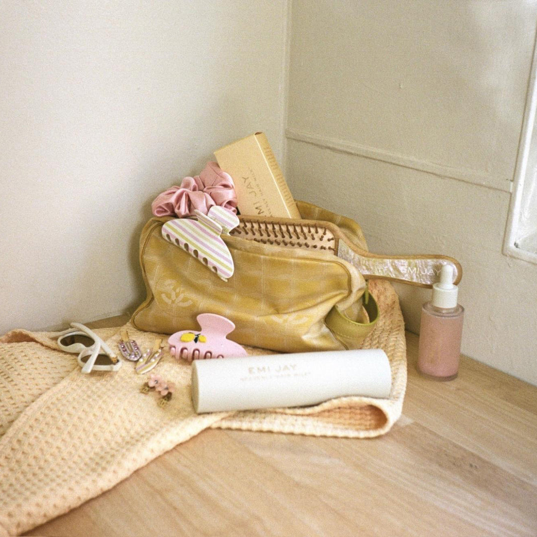 assorted emi jay hair care and accessories