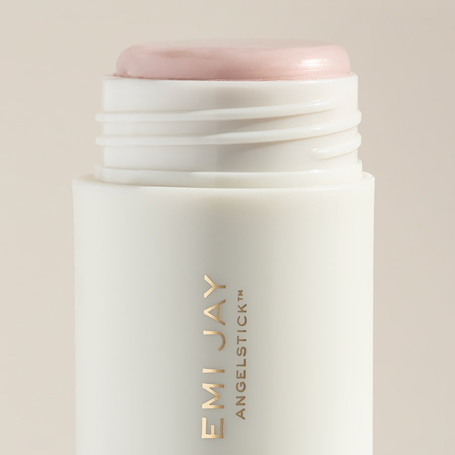 Angelstick™ smoothing styling stick with top off