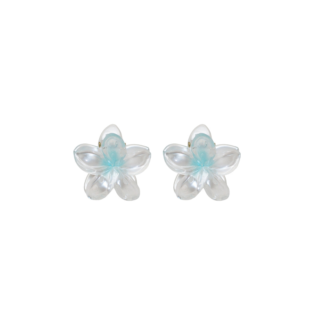 Super Bloom Clip Set in Aqua Pearl