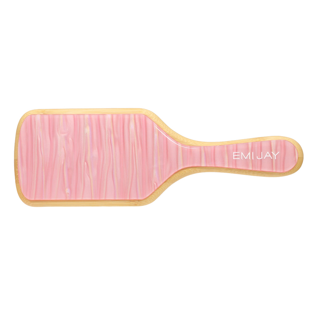 Bamboo Paddle Hair Brush in Lychee Baby ‐ Emi Jay