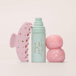 Big Effing Clip in Pink Mochi Sky with aura hair + body mist and mochis