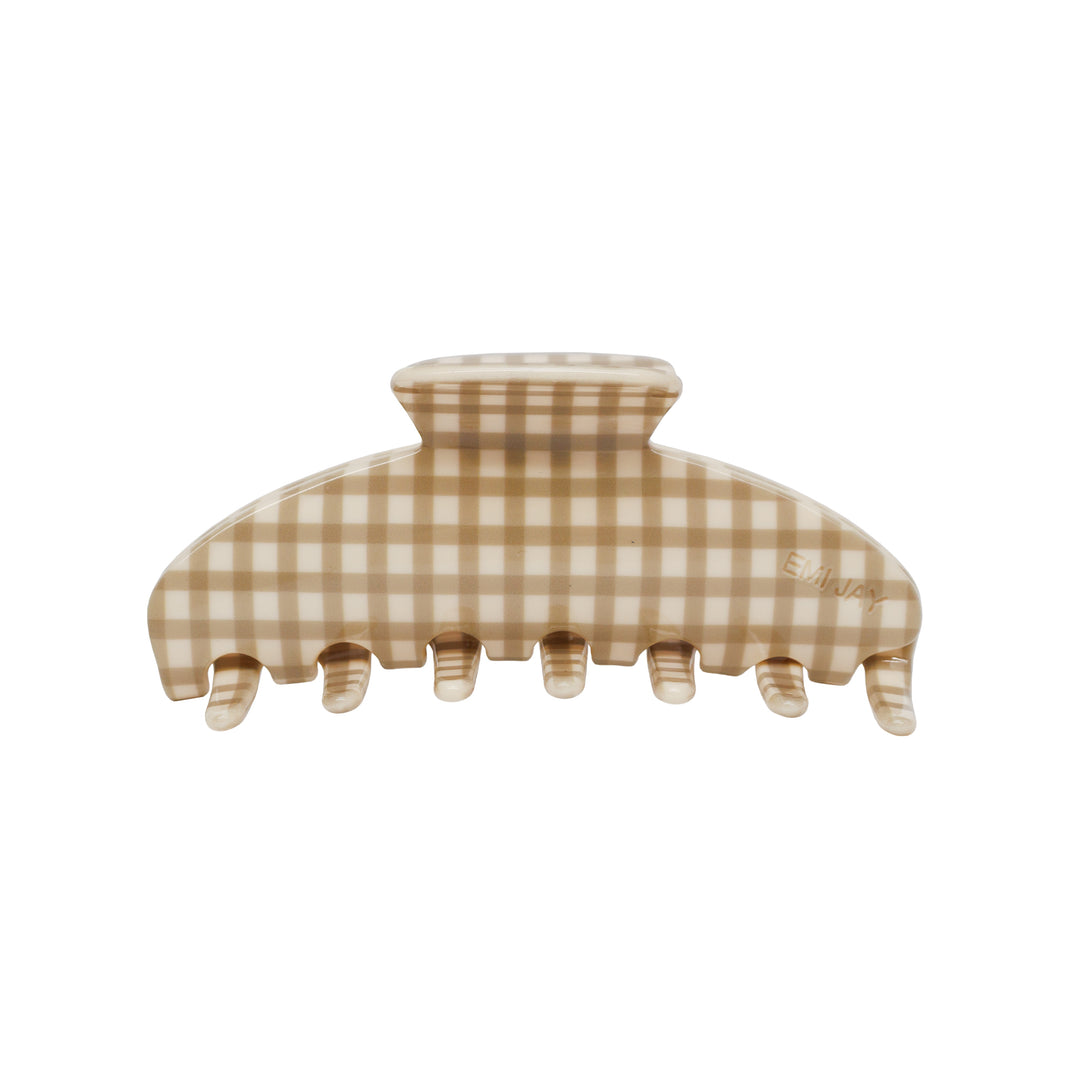 Big Effing Clip in Gingerbread Gingham