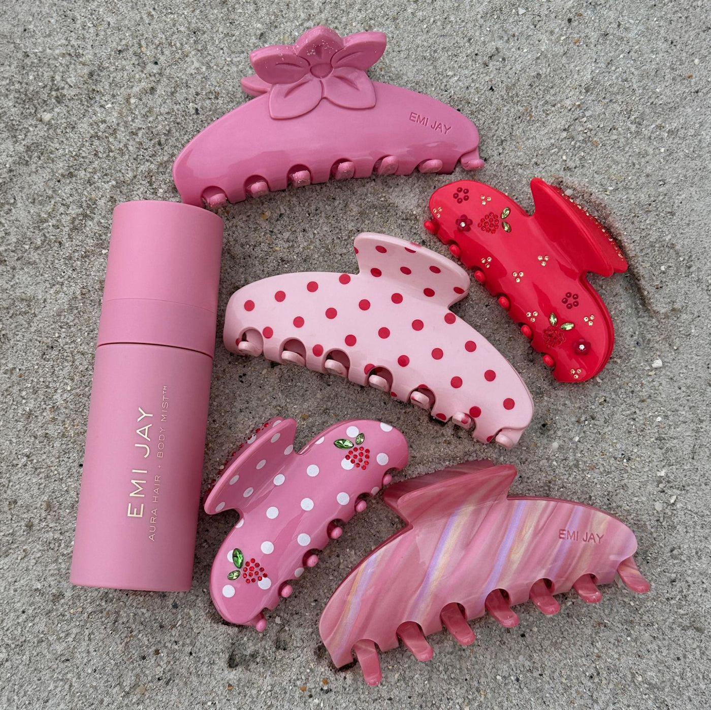Big Effing Clip® Hair Claw in Lychee Baby ‐ Emi Jay display picture 1