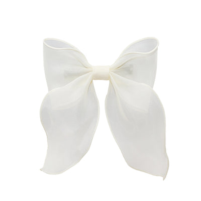 Bow Barrette in Oyster