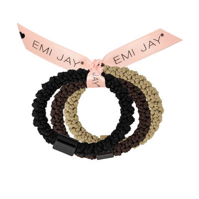 Classic Knit Hair Ties 3-Pack