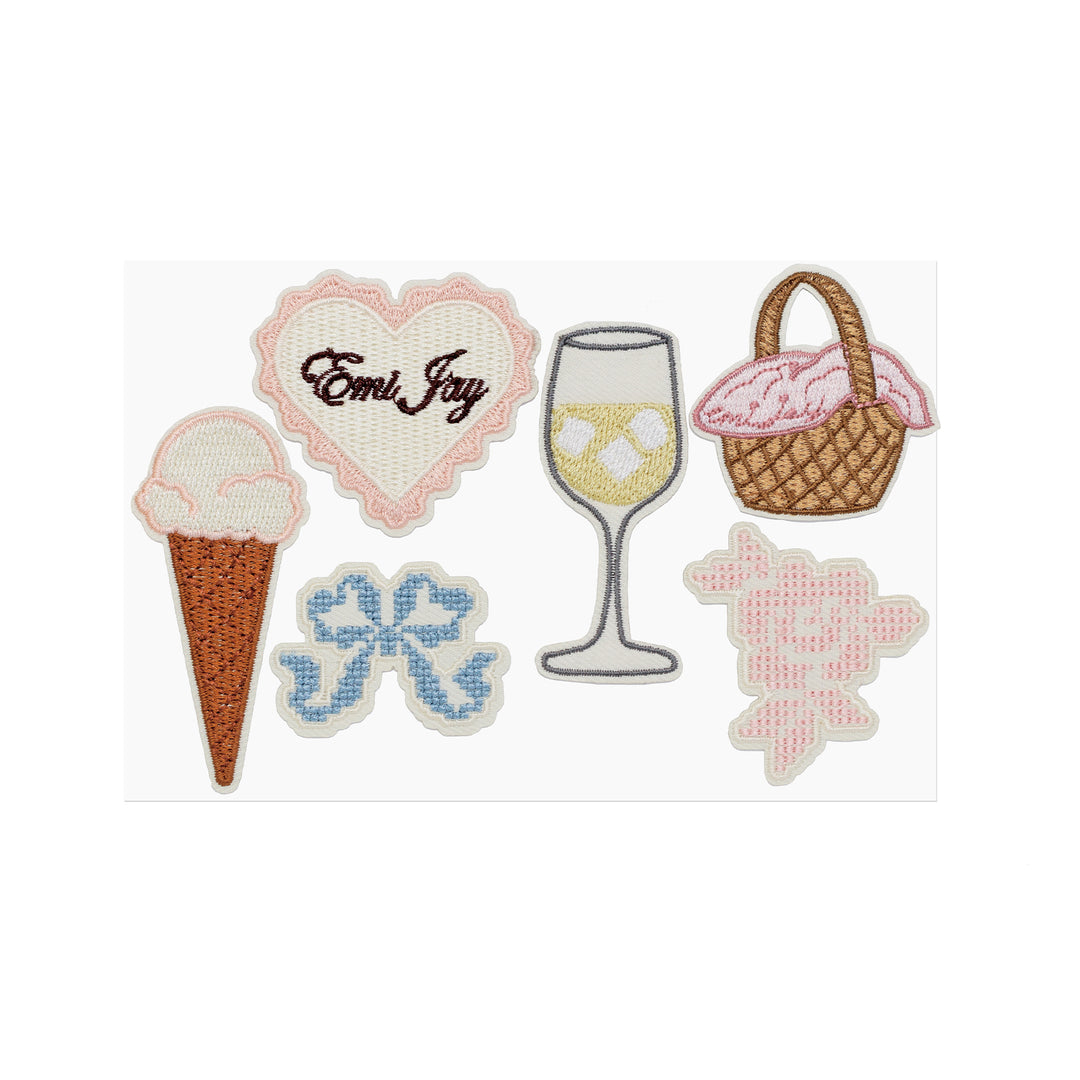 Eyelet Embroidered Sticker Sheet