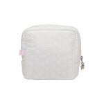 Eyelet Pouch in Blanc Daisy