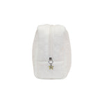 Eyelet Pouch in Blanc Daisy side view