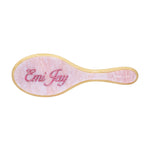 Custom Flat Brush in Pink Sugar with Pink Emi Jay