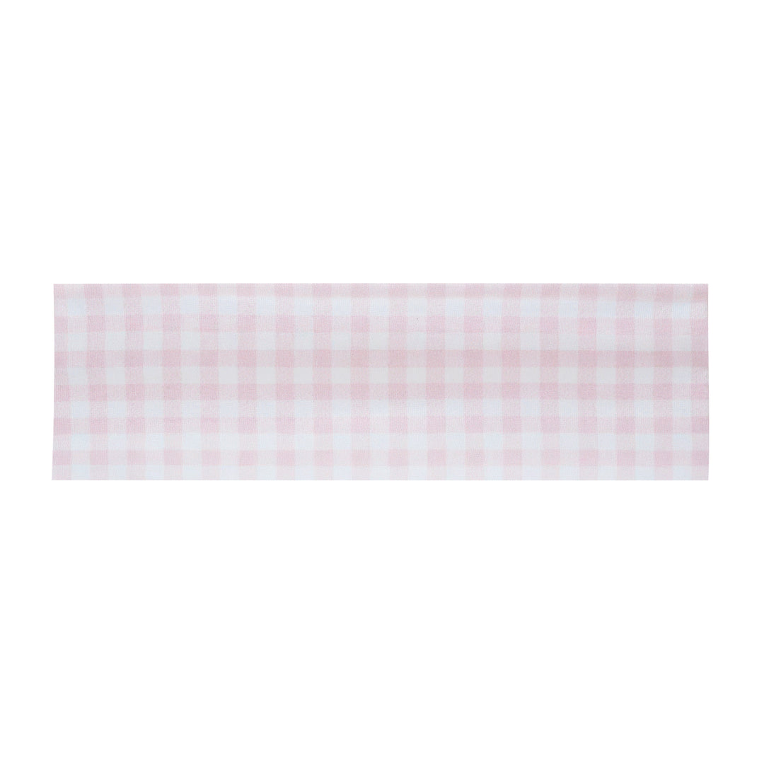 Infinity Headband in Baby Pink Gingham