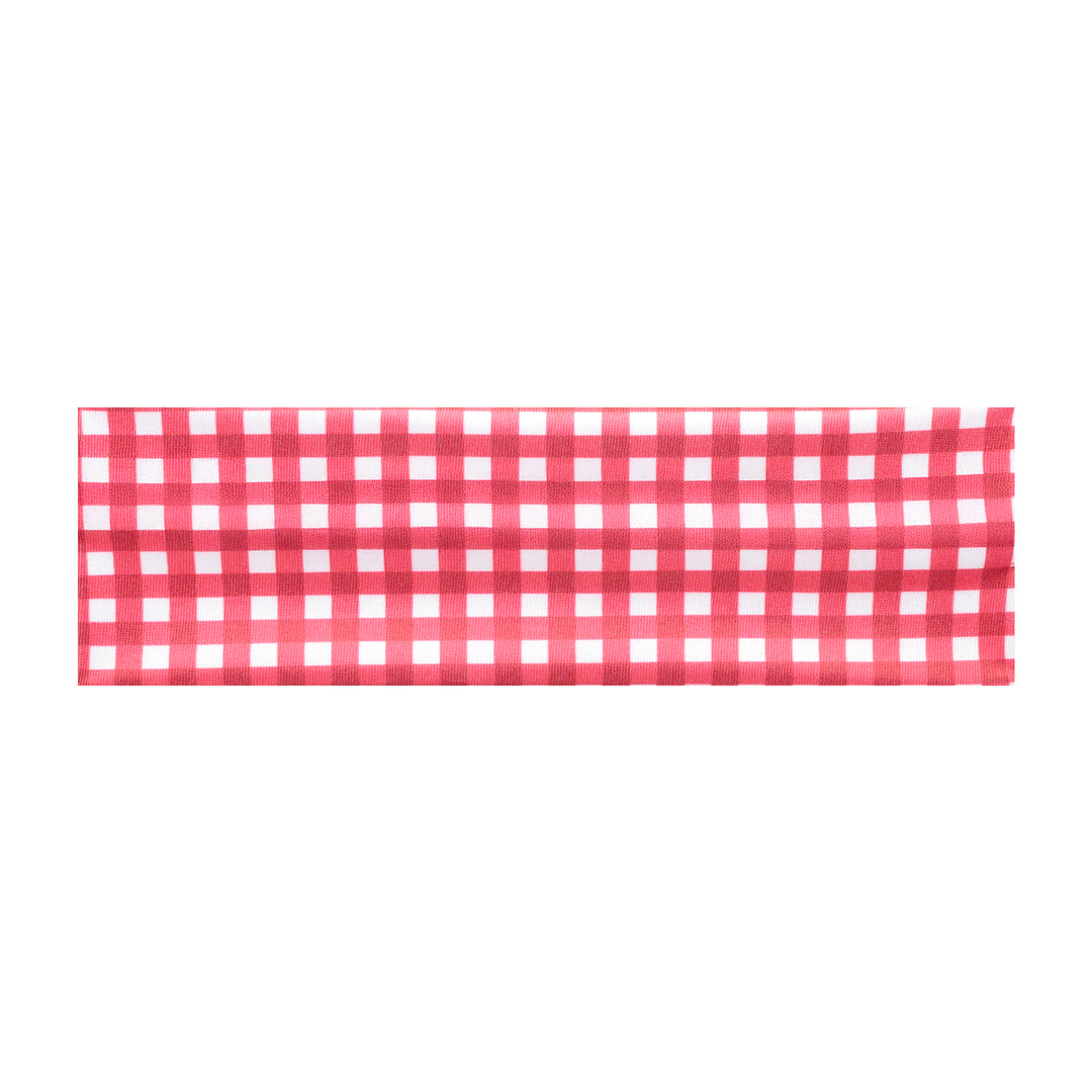 Infinity Headband in Cherry Gingham