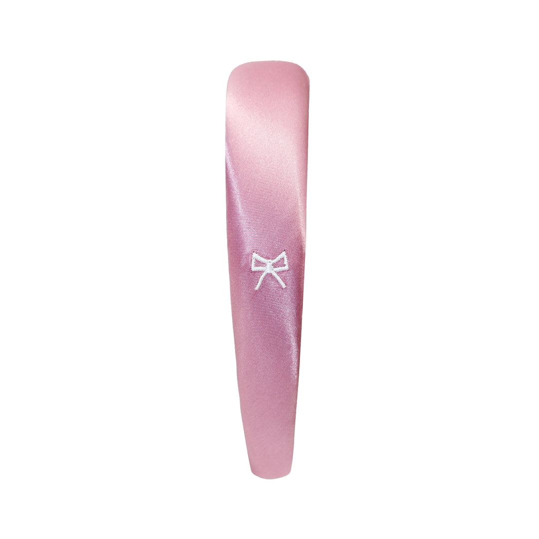 side view Halo Headband in Mauve