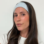 model wearing Infinity Headband in Dream Cloud Knit