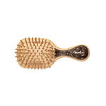 Mini Bamboo Brush in Toasted Sugar bristle view