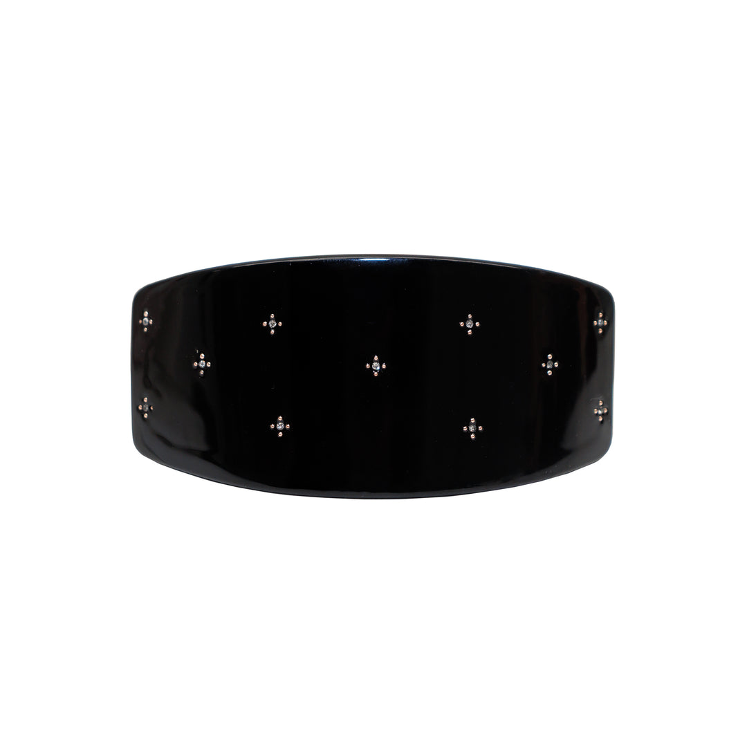 Ponytail Barrette in Midnight Magic