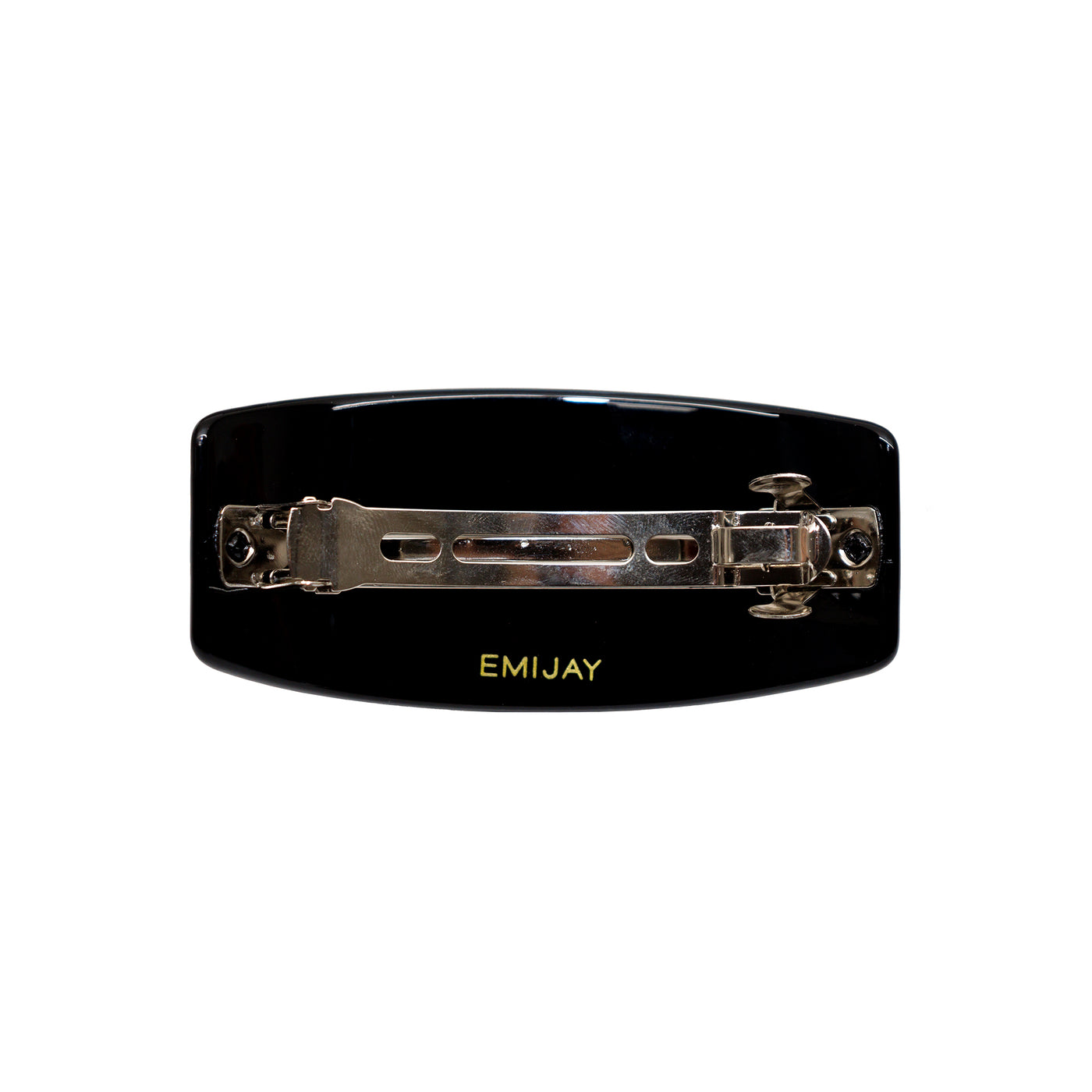 Ponytail Barrette in Midnight Magic back view