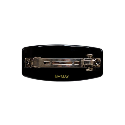 Ponytail Barrette in Midnight Magic back view