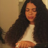 Nikki applying Angelstick to hair