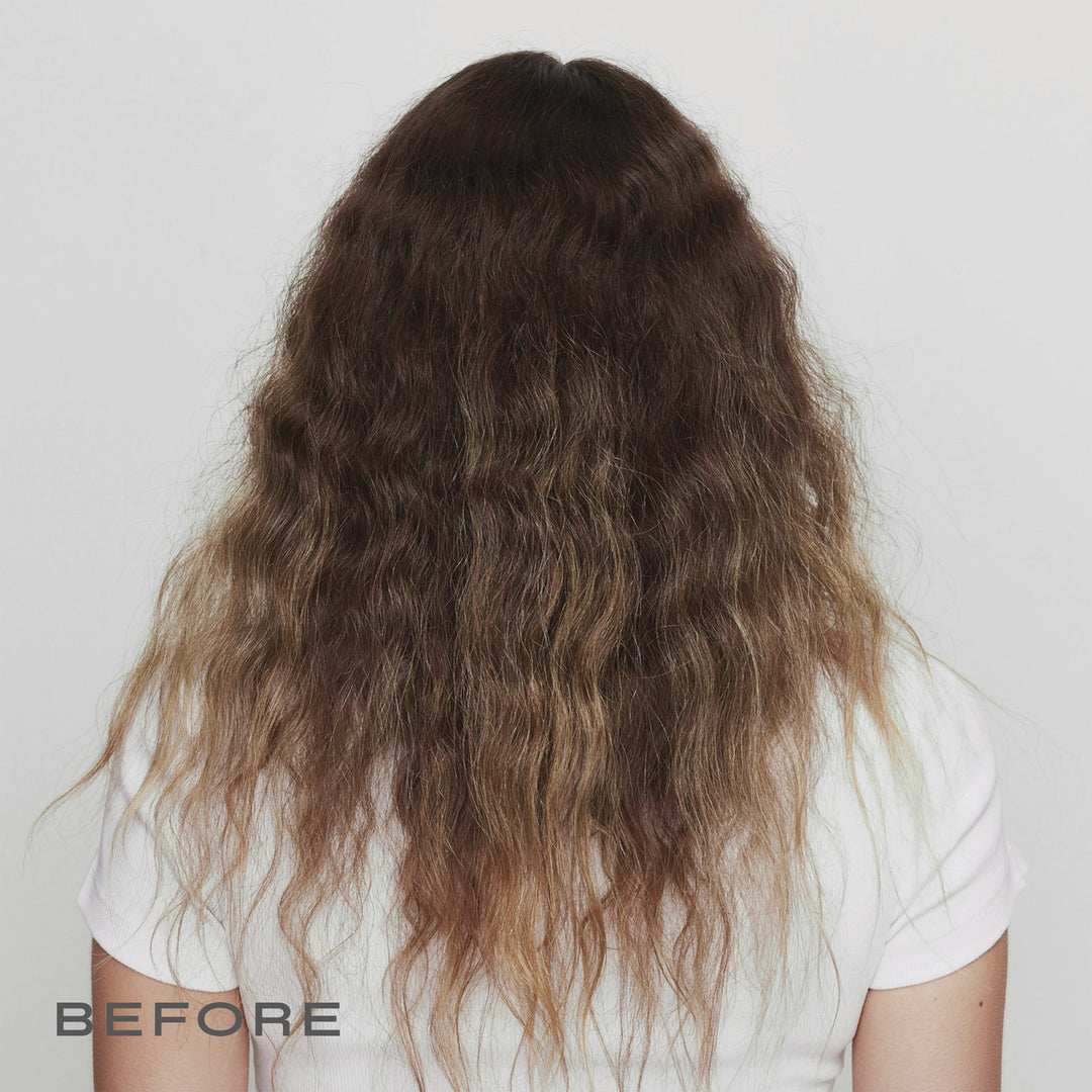 Or's hair before and after using Dream Crème