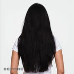aisha before and after using heavenly hair milk