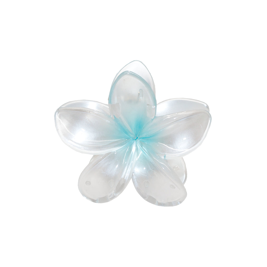 Super Bloom Claw Clip in Aqua Pearl ‐ Emi Jay