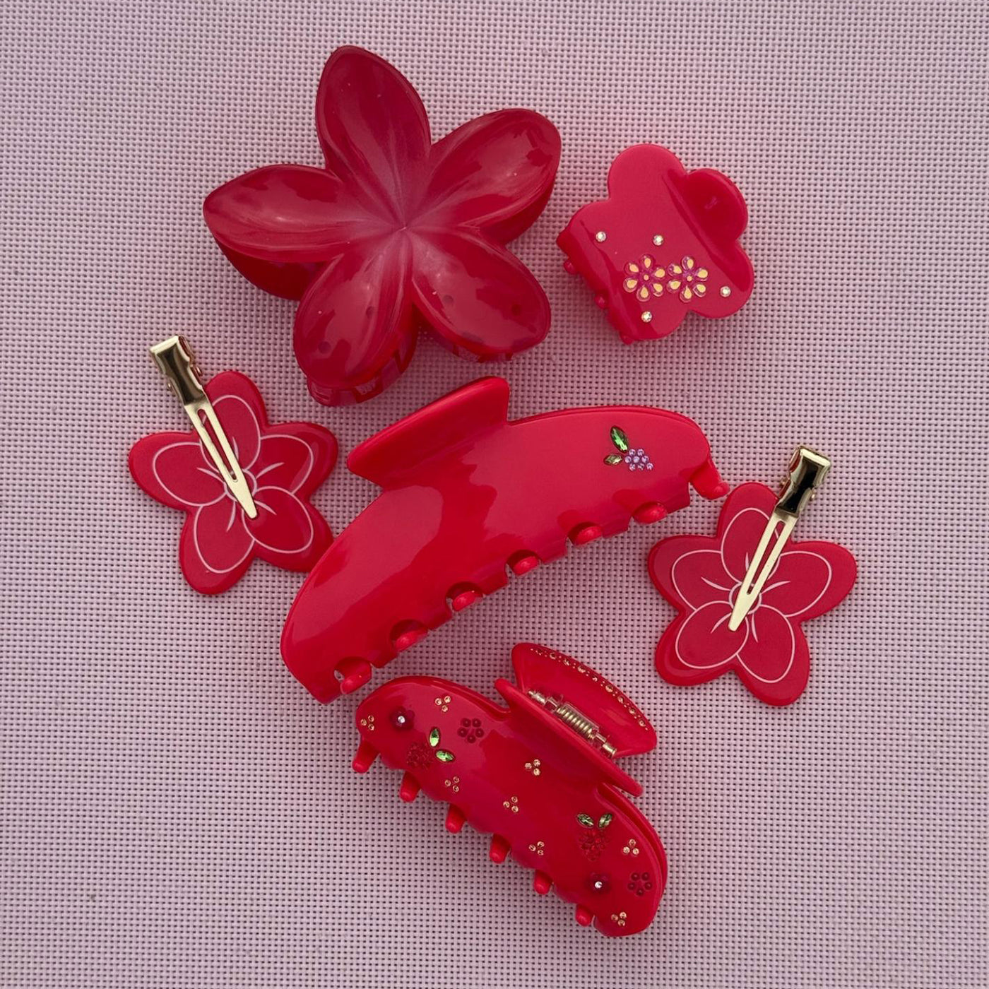 Super Bloom Flower Hair Claw Clip in Beach Club ‐ Emi Jay