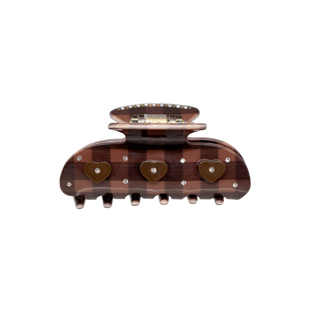 Sweetheart Hair Claw Clip in Cozy Cabin