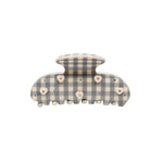 Sweetheart Clip in Cozy Cloud Gingham