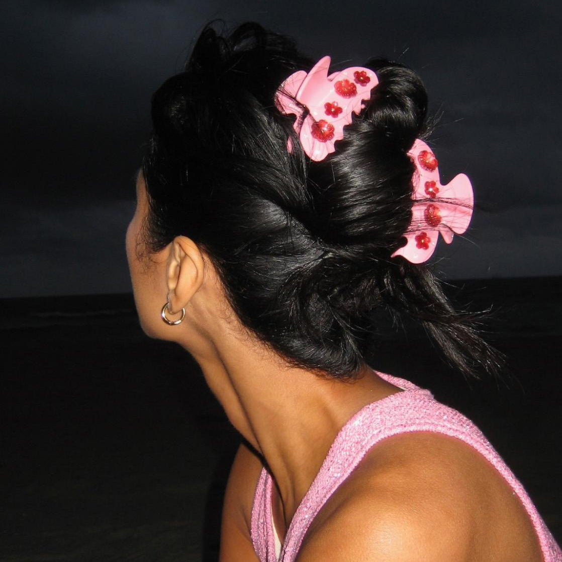 Sweetheart Hair Claw Clip in Palm Blossom ‐ Emi Jay