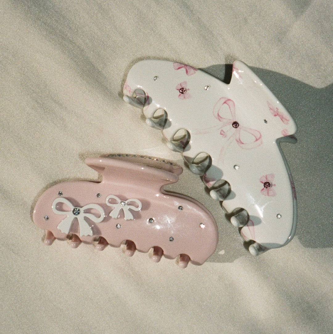 Sweetheart Clip in Chou Chou with big effing clip in creme de la creme