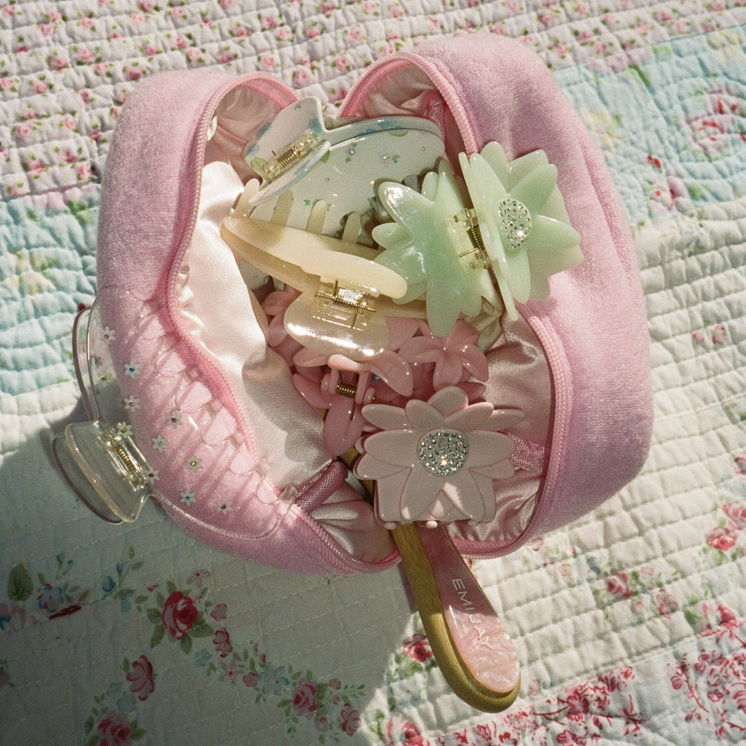 Sweet Like Honey Pouch in Sweet Pea