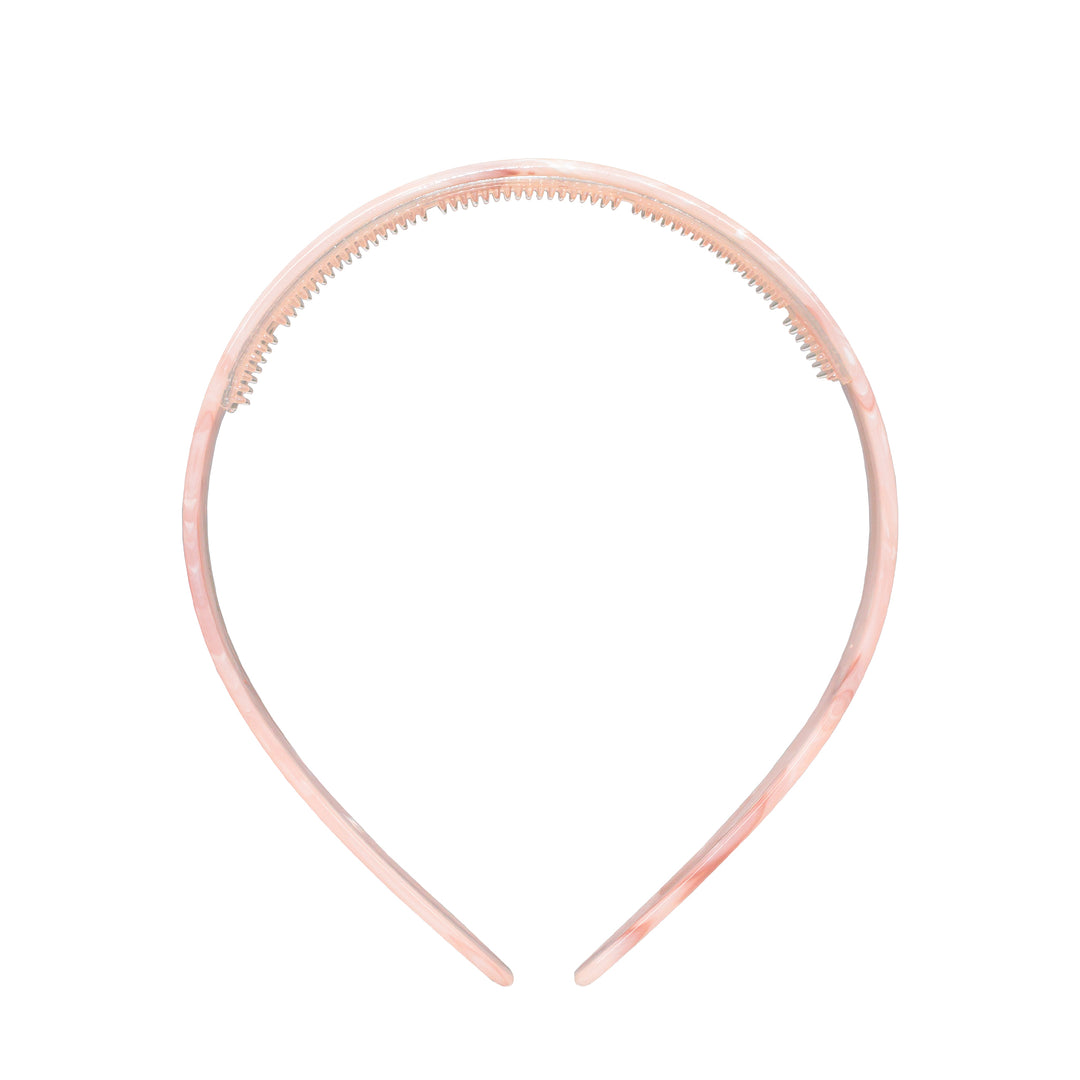Wide Starlet Headband in Pink Chantilly