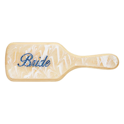 Bamboo Paddle Brush in Leche Bride