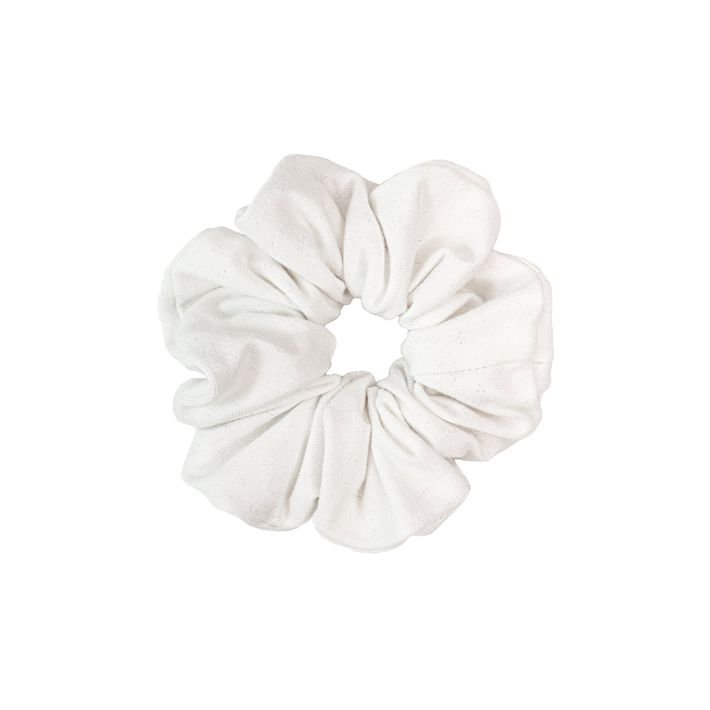 Cotton Scrunchie in Gardenia