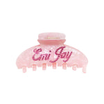 Custom Big Effing Clip in Pink Sugar with Pink Stones