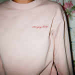 Closeup of Limited Edition Sweat Top