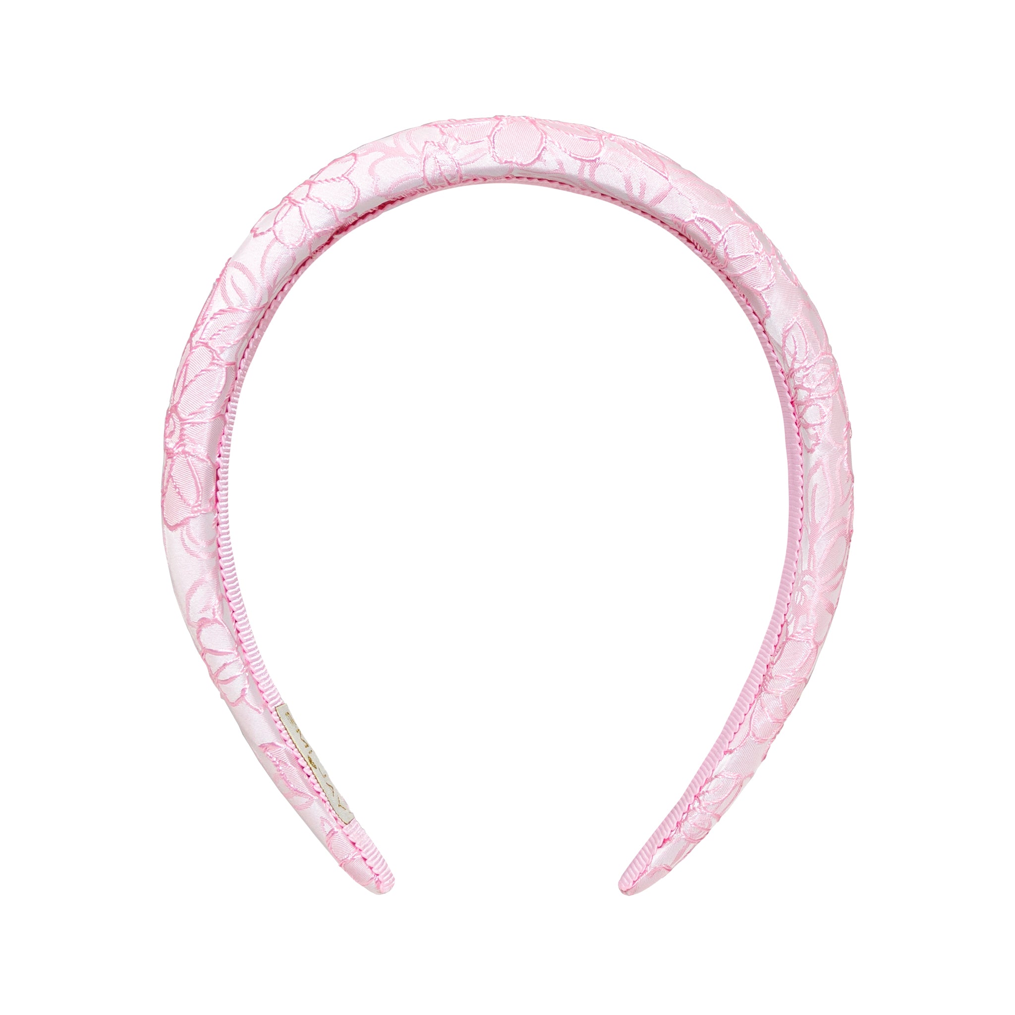 Halo Headband in Pink Embroidery & Emi Jay