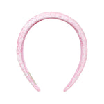 Halo Headband in Pink Embroidery