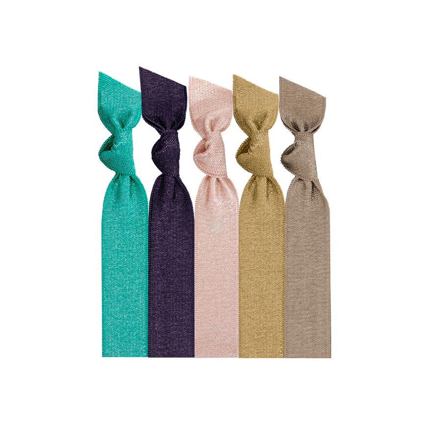Positano Knotted Hair Ties 5-Pack