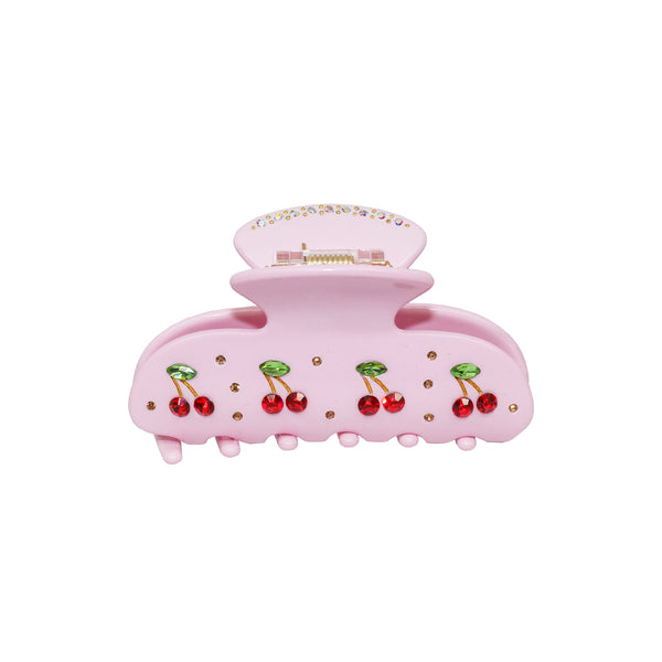 Sweetheart Hair Claw Clip in Pink Cherry Pie ‐ Emi Jay