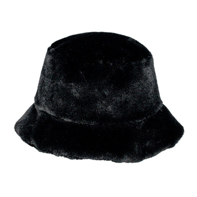 Teddy Bucket Hat in Black Diamond