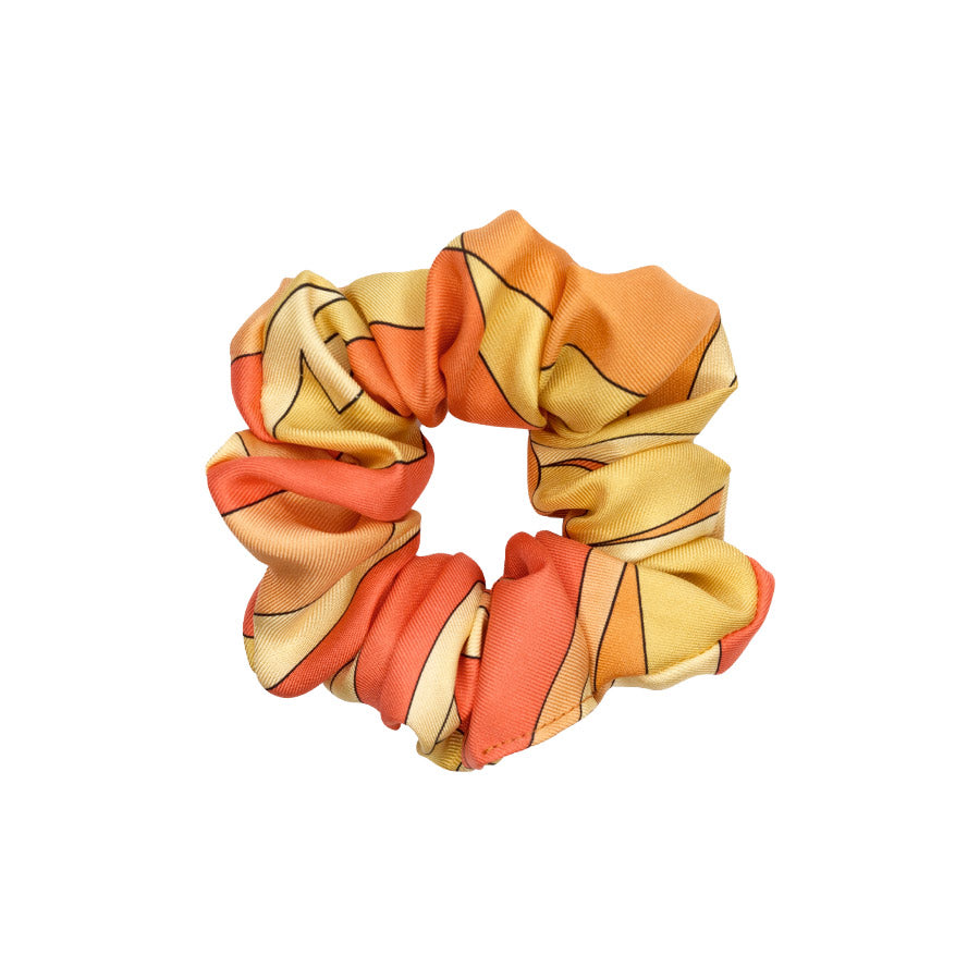 Vintage Pucci Scrunchie in Orange and Yellow